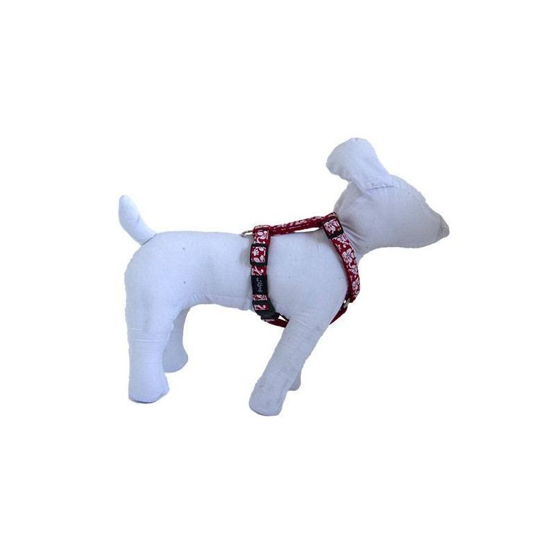 Tahiti red nylon harness