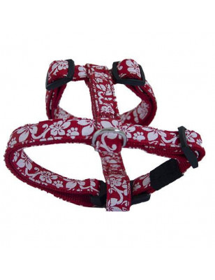 Tahiti red nylon harness