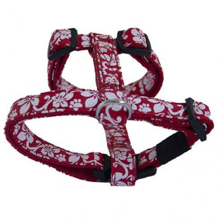 Imbracatura in nylon rosso Tahiti