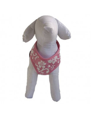 Doogy Tahiti nylon T-shirt harness pink