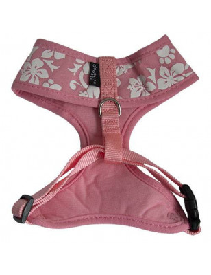 Doogy Tahiti nylon T-shirt harness pink