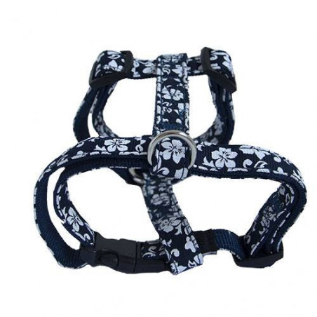 Tahiti blue nylon harness