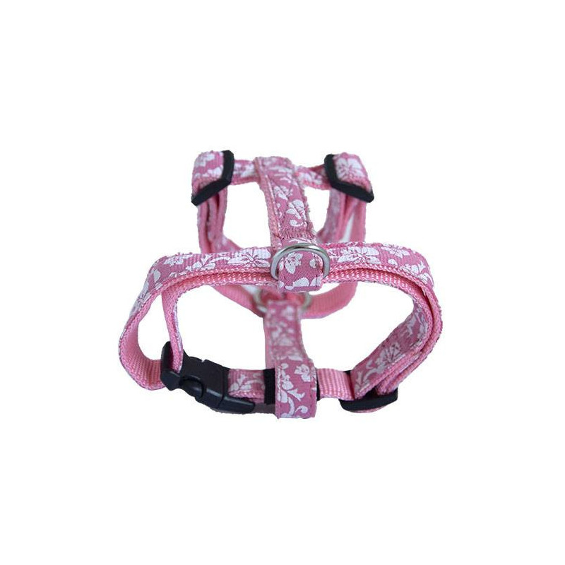 Harnais Tahiti nylon rose Harnais Tahiti nylon rose