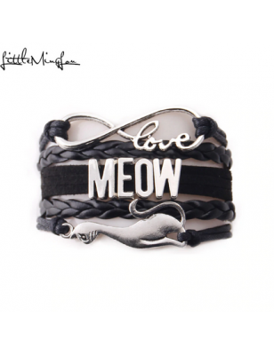 Bracelet Meow Noir