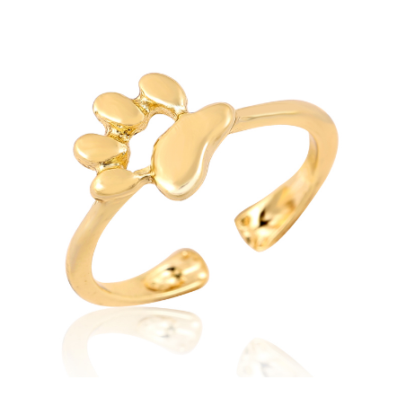 bague patte de chat