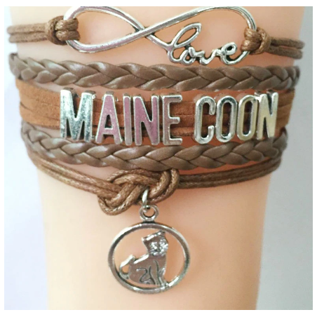 Bracelet Love Maine Coon