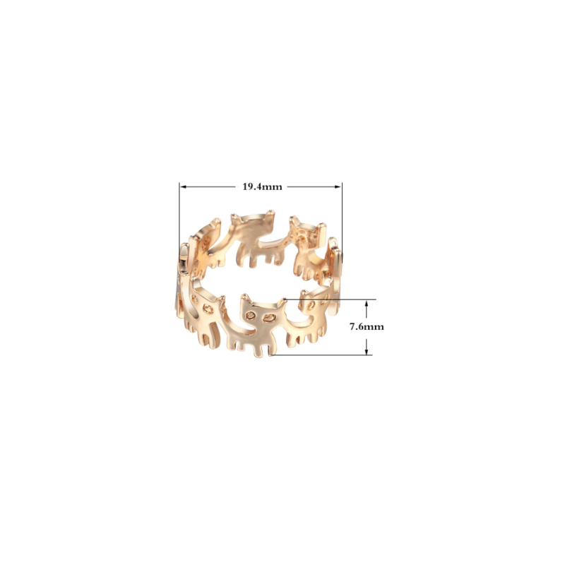 Ring Katze im Kreis