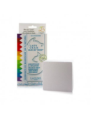 Lady white depilatory chalk block by Ladybel