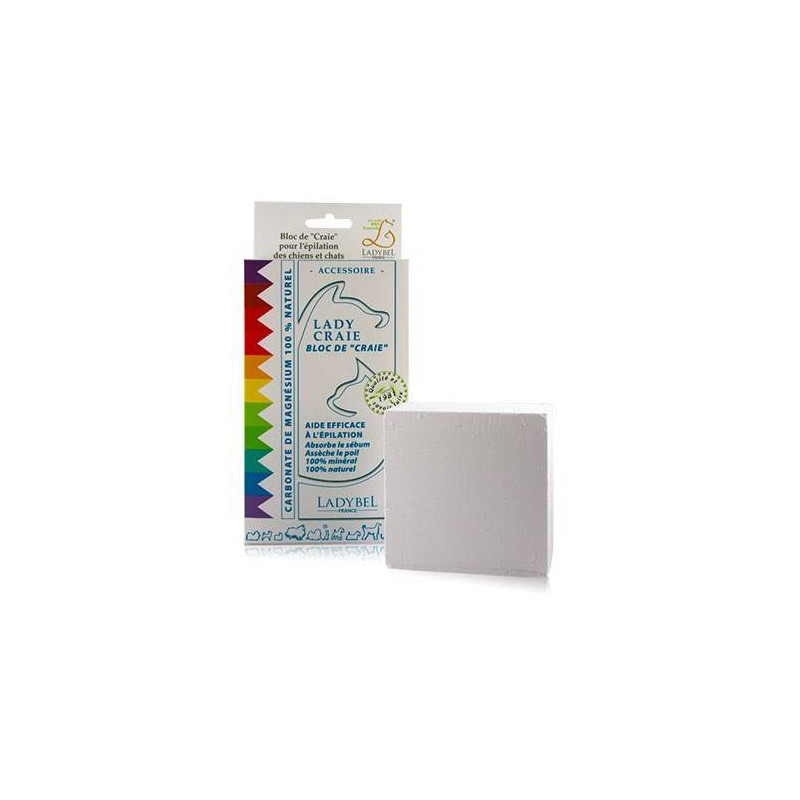 Blocco di gesso depilatorio Lady bianco di Ladybel