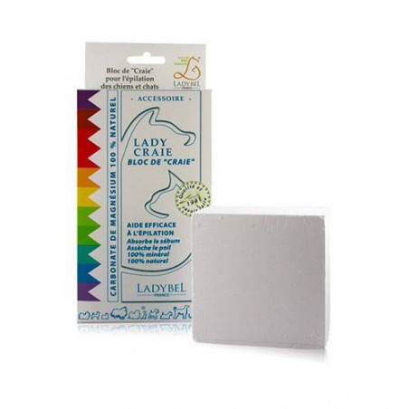 Lady white depilatory chalk block by Ladybel