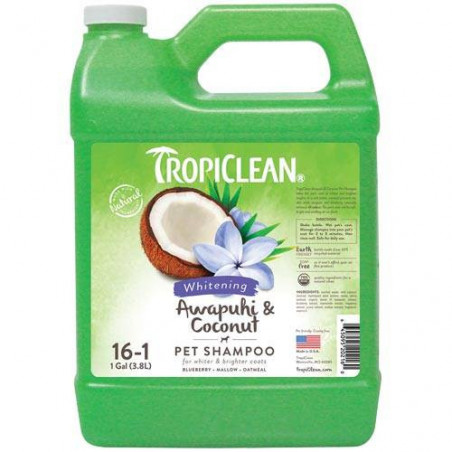 Tropiclean Amome Sauvage and Coconut White Coat Shampoo