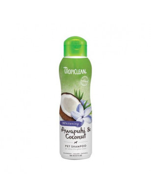 Shampooing Pelage Blanc Tropiclean Amome Sauvage et Noix de Coco