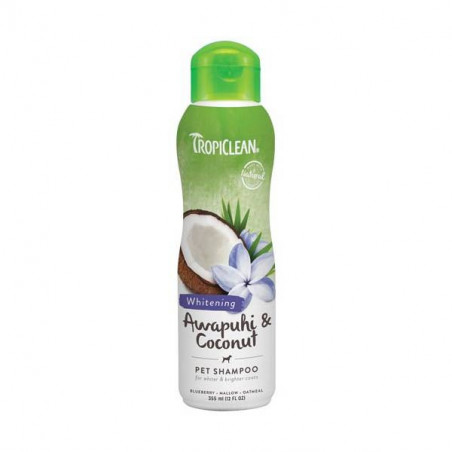Tropiclean Amome Sauvage and Coconut White Coat Shampoo