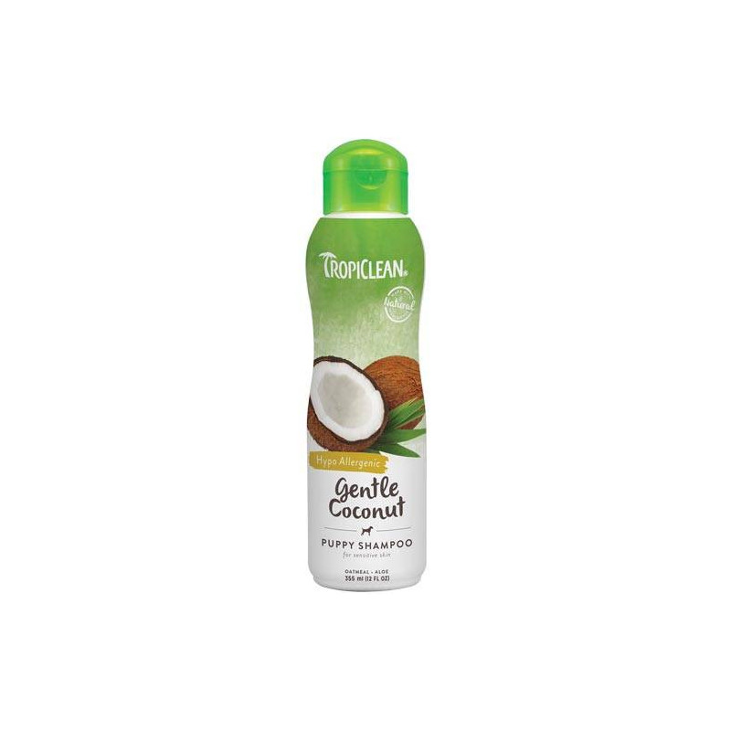 Shampooing Doux Hypoallergénique Tropiclean Noix de Coco Shampooing Doux Hypoallergénique Tropiclean Noix de Coco