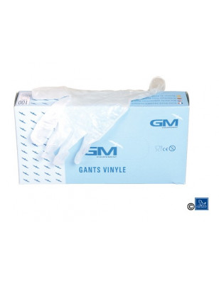 Boite de 100 gants vinyle