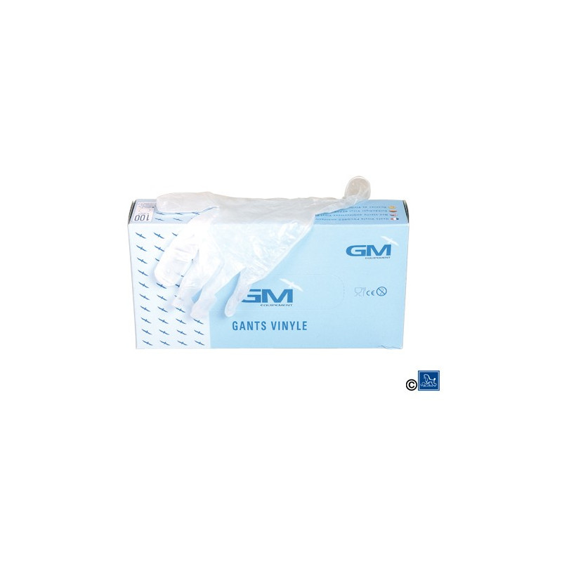 Boite de 100 gants vinyle Boite de 100 gants vinyle