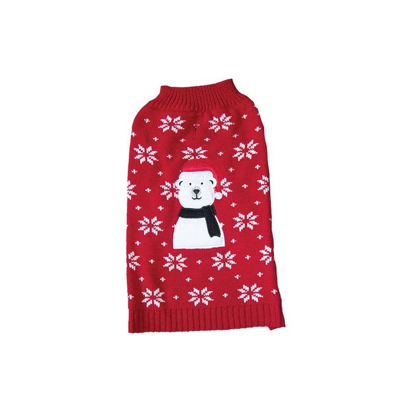 Weihnachtsbär-Hundepullover