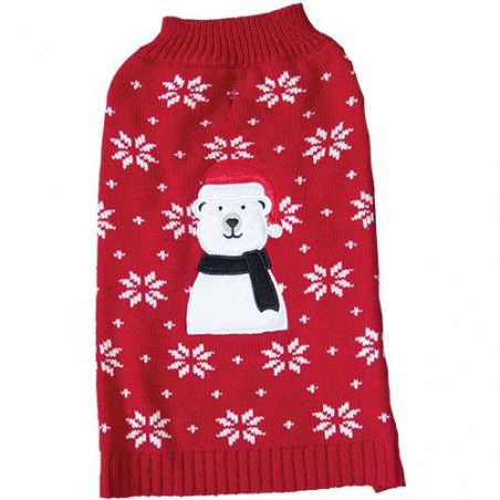 Christmas Bear Dog Sweater