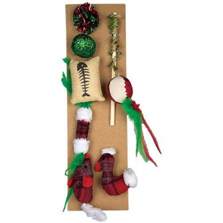 caja de navidad para gatos