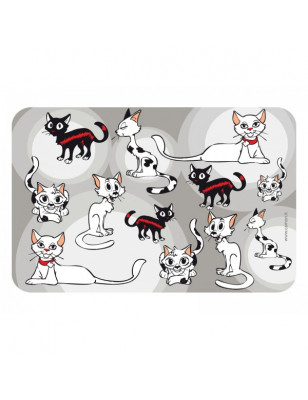 Cat print placemat