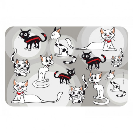 Cat print placemat