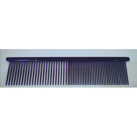 Peigne professionnel 19 cm dents longues noir