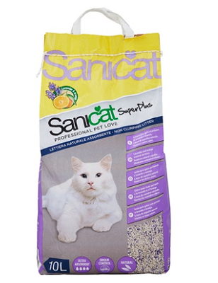 Litière Sanicat Plus parfumée 10 L