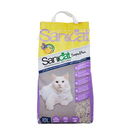 Litière Sanicat Plus parfumée 10 L
