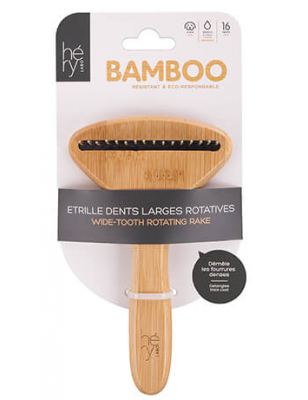 ETRILLE BAMBOU DENTS LARGES ROTATIVES