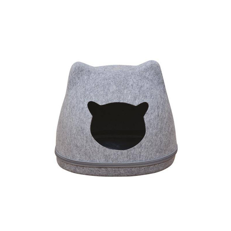 Corbeille Cat Head en feutrine