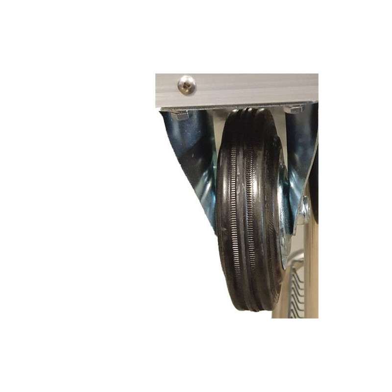 Mesa Gallows Individual Plegable con Ruedas Rosa