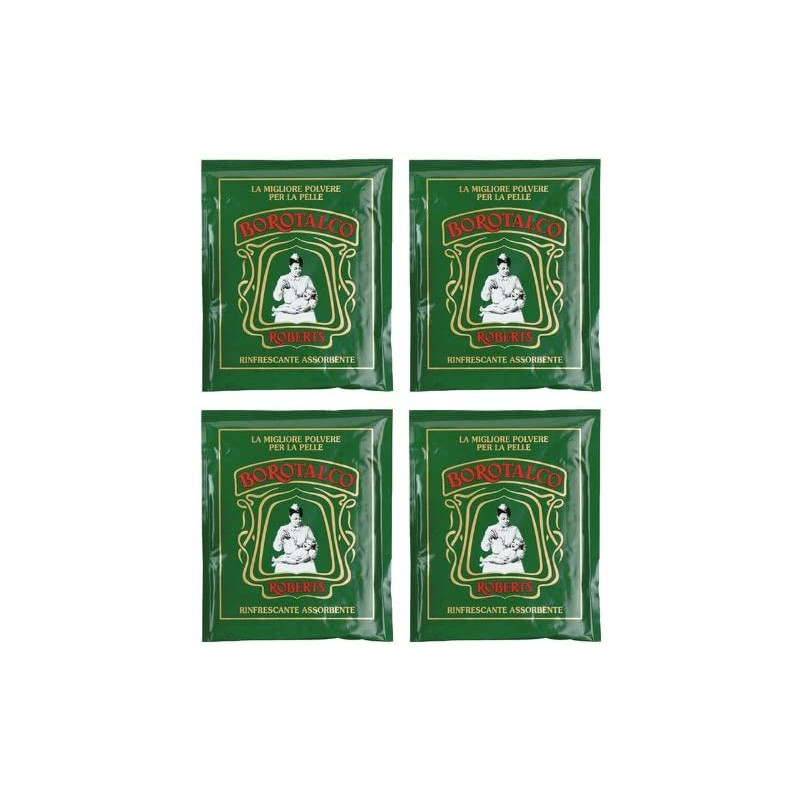 Lot de 4 recharges Borotalco 100 g Lot de 4 recharges Borotalco 100 g