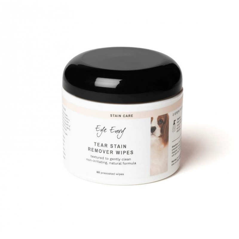Eye Envy, Lingettes pré-imbibées détachantes pour chien Eye Envy, Lingettes pré-imbibées détachantes pour chien
