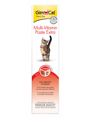 Gimcat, Pâte Extra multivitaminée pour chat, 200 g