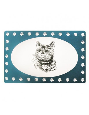 Mantel individual con estampado de gatos