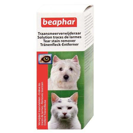 Solution against tear marks for dogs and cats