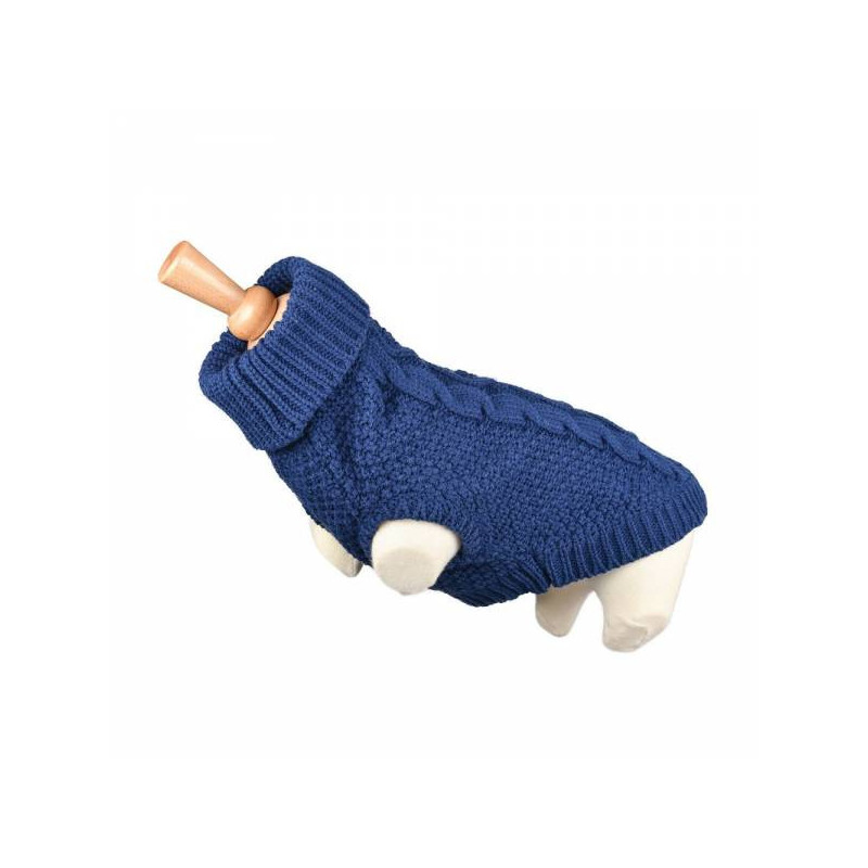 Verdrehter blauer schicker Pullover Verdrehter blauer schicker Pullover