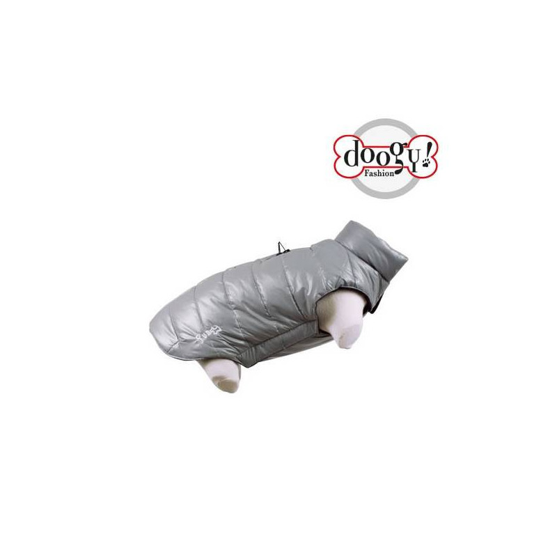 Fun Fashion silver gray padded jacket