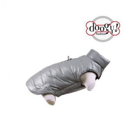 Fun Fashion silbergraue Daunenjacke