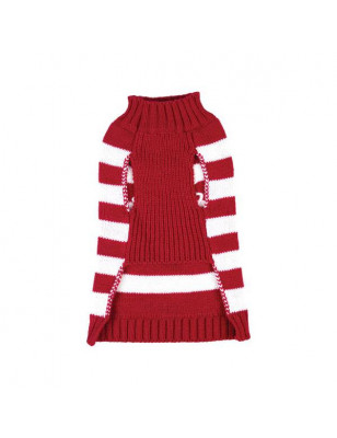 Christmas reindeer striped jumper