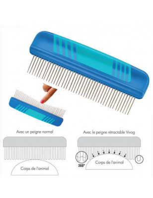 Retractable comb - VIVOG