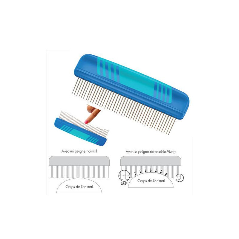 Retractable comb - VIVOG