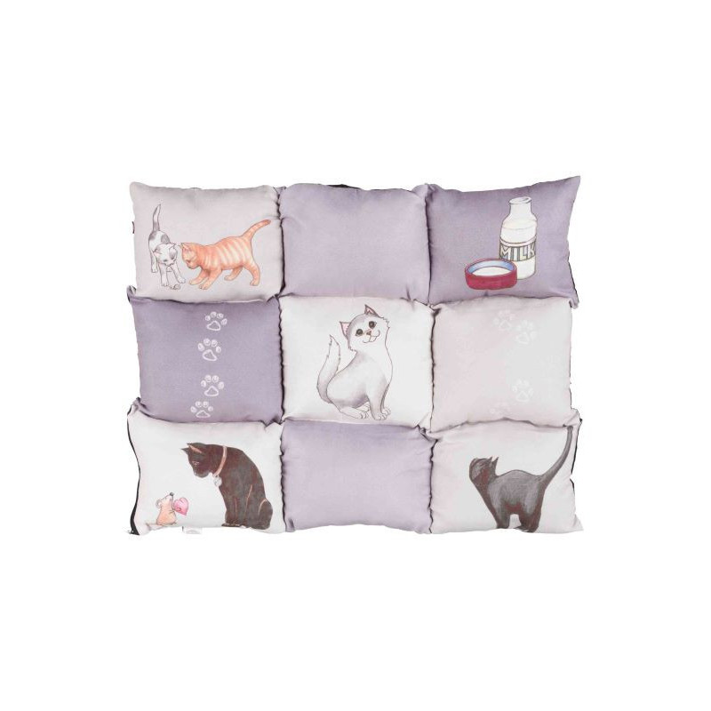 Coussin Patchwork Cat