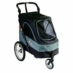 Gray Aventura Dog Stroller