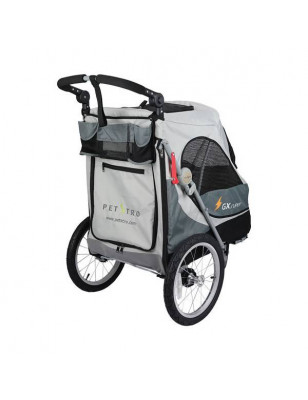 Gray Aventura Dog Stroller