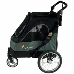 Gray Aventura Dog Stroller