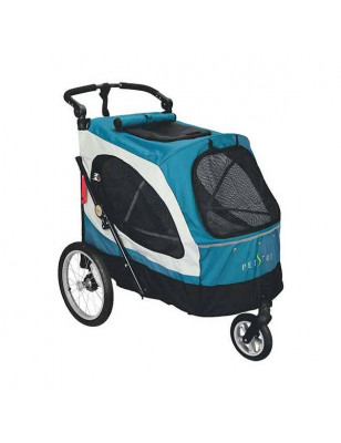 Passeggino per cani Aventura XL blu