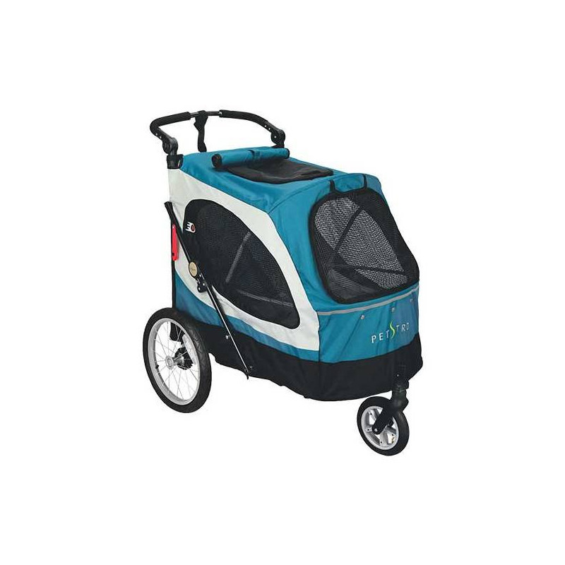 Passeggino per cani Aventura XL blu