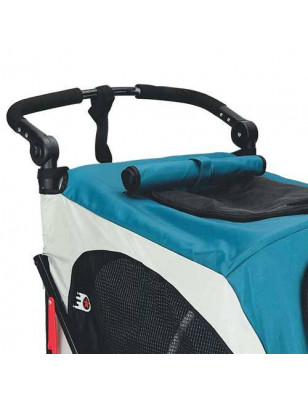 Passeggino per cani Aventura XL blu