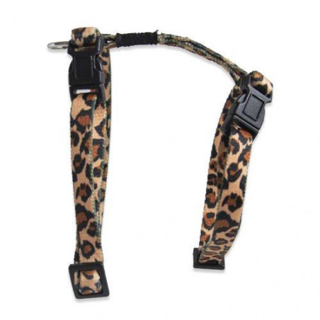 Arnés y correa Fancy Leopard para gatos Doogy